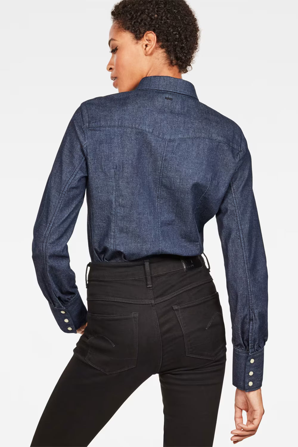 Chemise Ruffle Denim - Rinse