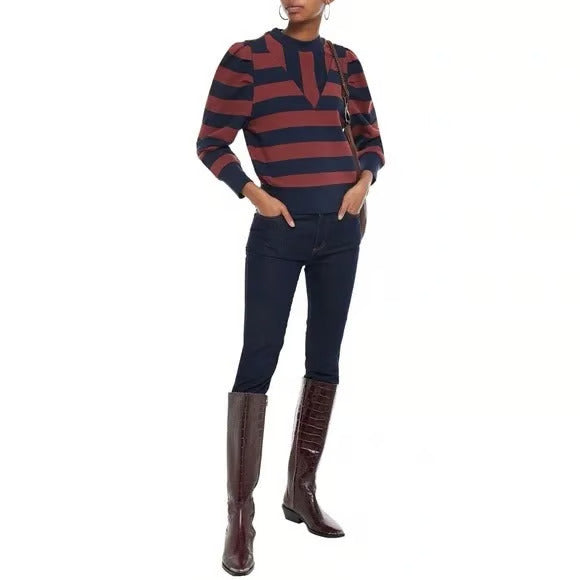 Sweat Rugby Shirred - Sable Multi