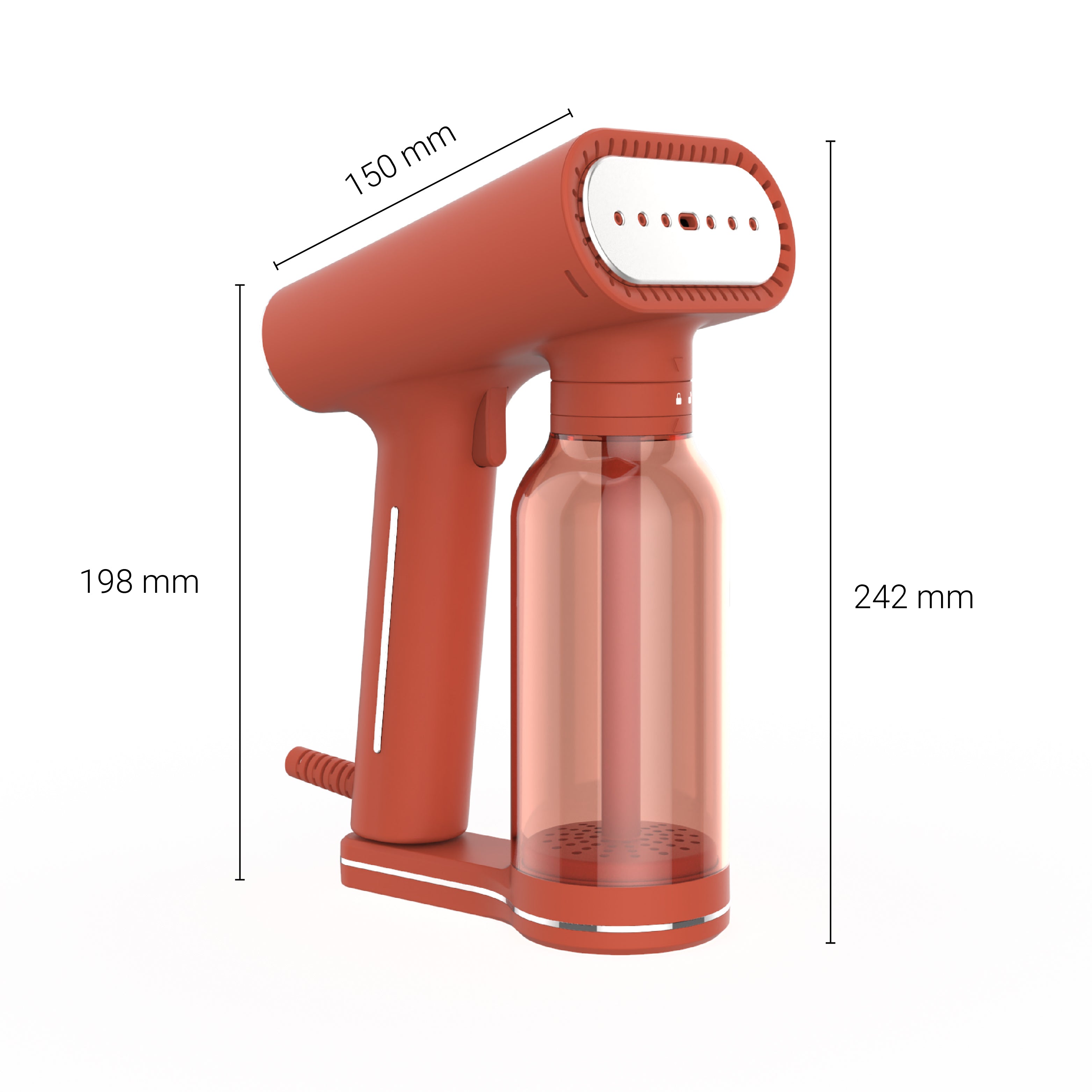 Steamer Portatif - Karl XL Rust400 - Terracotta