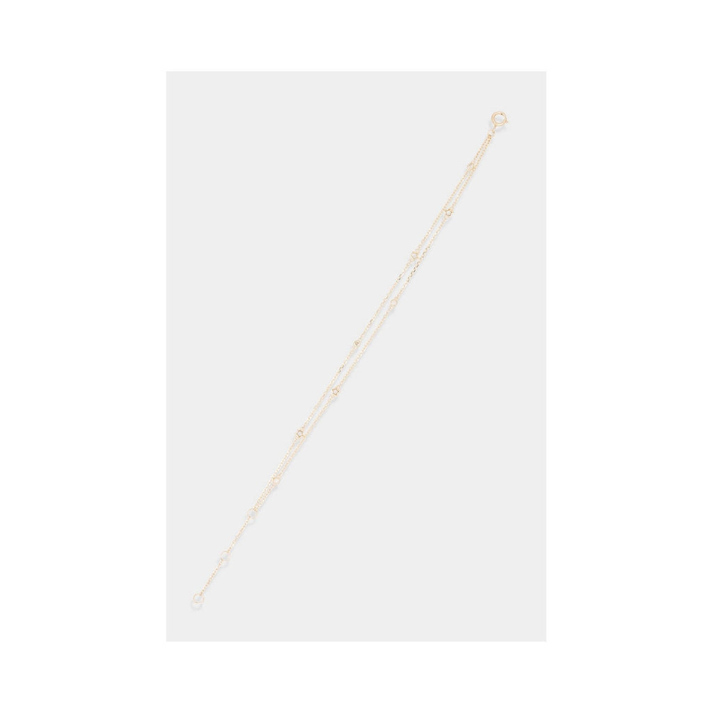 Bracelet "Ligne De Vie" Diamants 0,105/8 - Or Jaune 375/1000