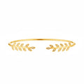 Bracelet "Comme Une Feuille" Diamants 0,21/40 - Or Jaune 375/1000