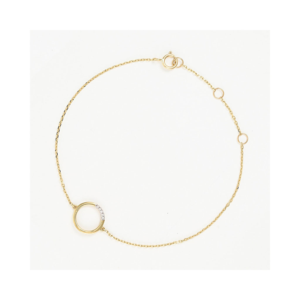 Bracelet "Cercle" D0,02/5 - Or Jaune 375/1000