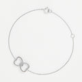 Bracelet "Akam" D0,12/48 - Or Blanc 375/1000