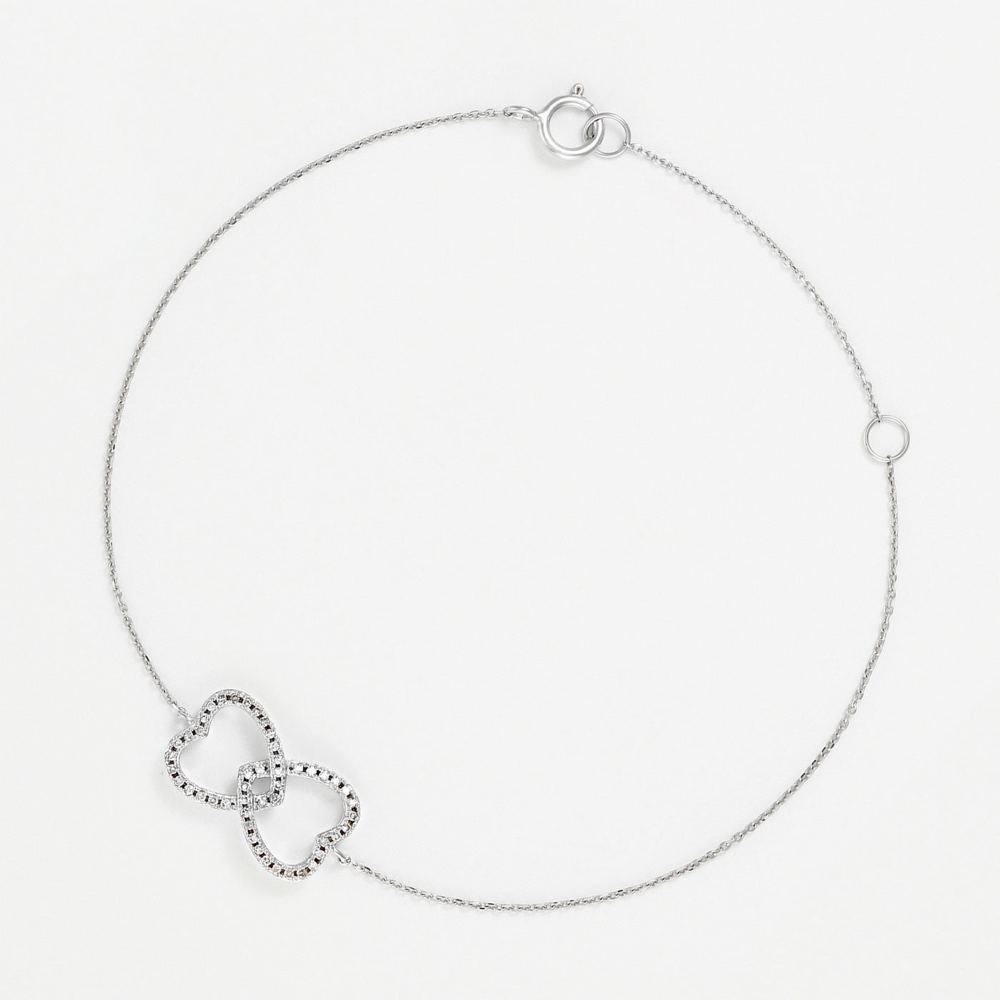 Bracelet "Akam" D0,12/48 - Or Blanc 375/1000