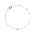 Bracelet "Simply Diamonds" D0,05Ct/9 - Or Jaune