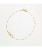 Bracelet "Infini De Diamants" - D0,03/14 - Or Jaune