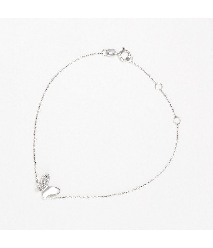 Bracelet "Papillon" - D0,05/19 - Or Blanc