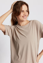 T-Shirt Ample Vela - Mocha