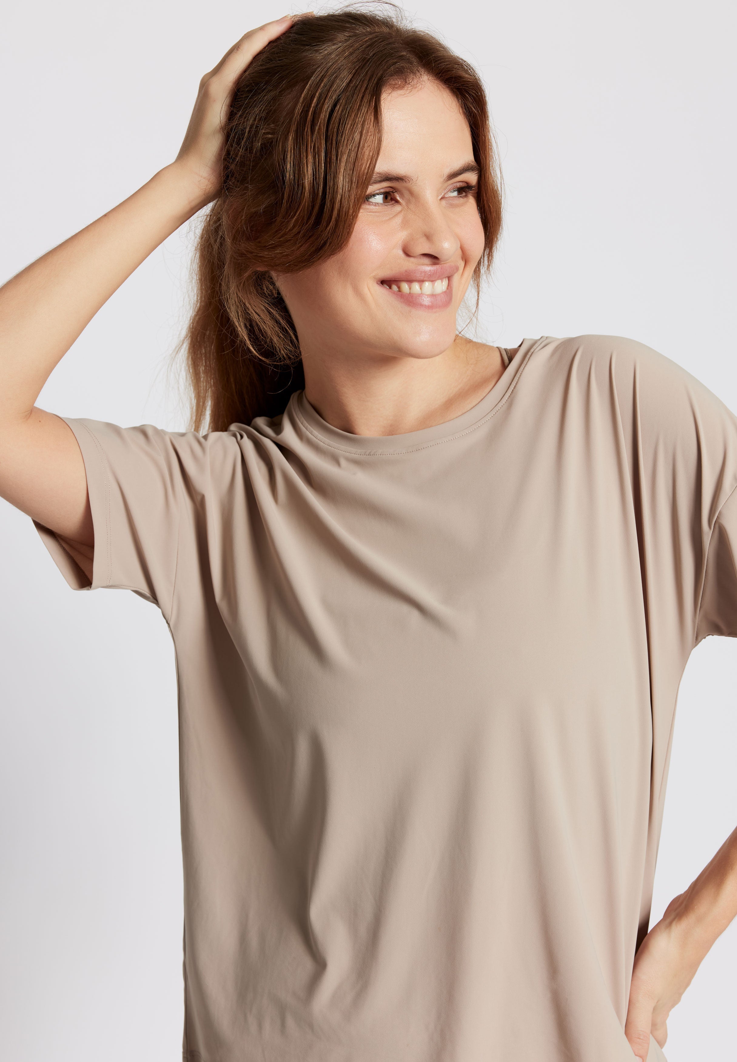 T-Shirt Ample Vela - Mocha
