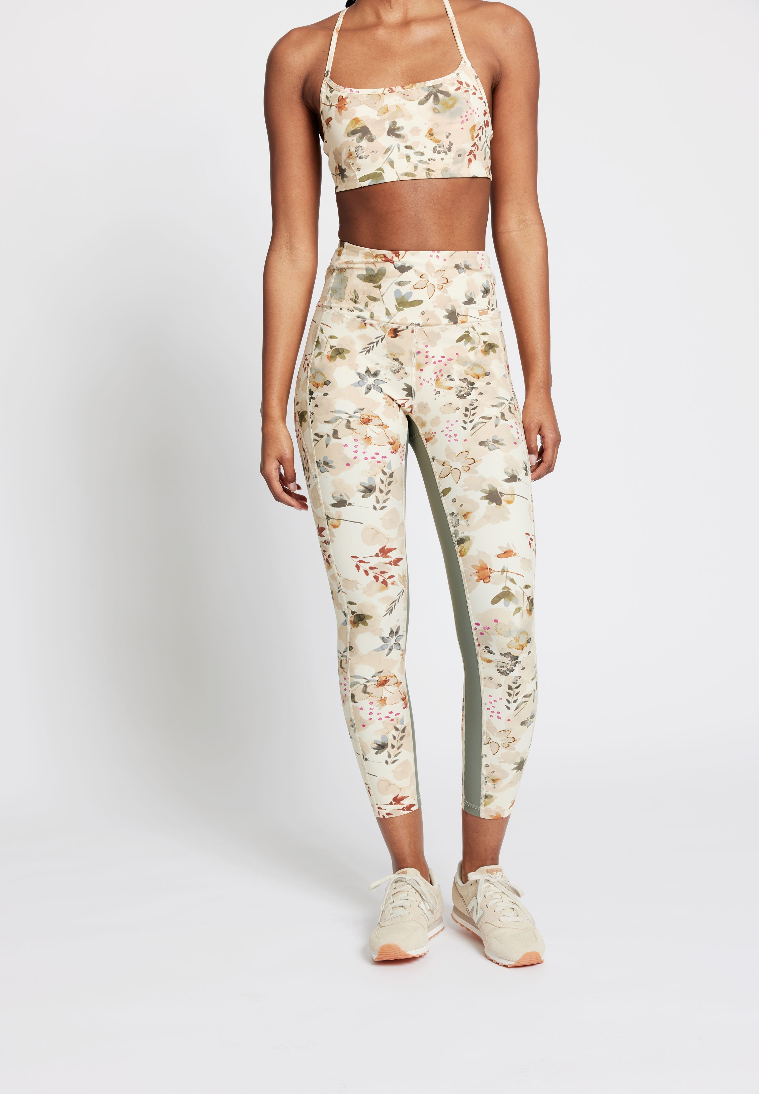 Legging Beths Taille Haute Entrejambe 7/8 - Flower Camouflage