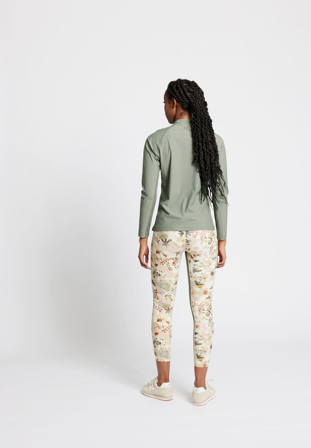 T-Shirt Demi-Zip Verbier - Gray Pine