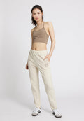 Pantalon Ample En Molleton Léger Hangout - Summer Sand