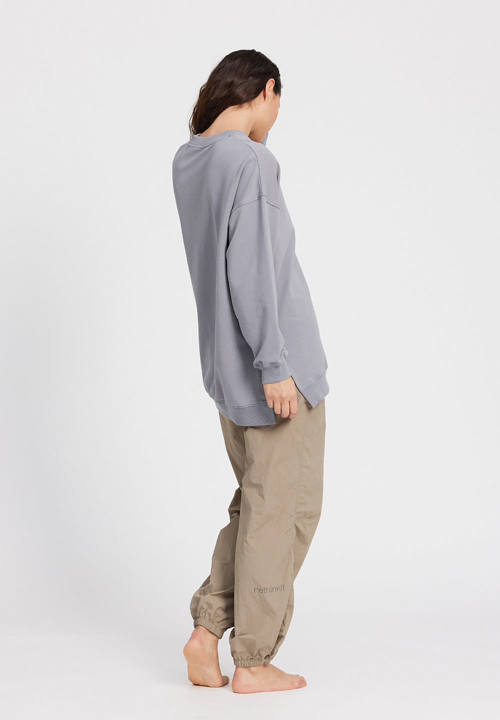 Sweat Long Oversize Ivalo - Twillight Blue