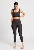 Legging Taille Haute Beas 7/8 - Almost Black