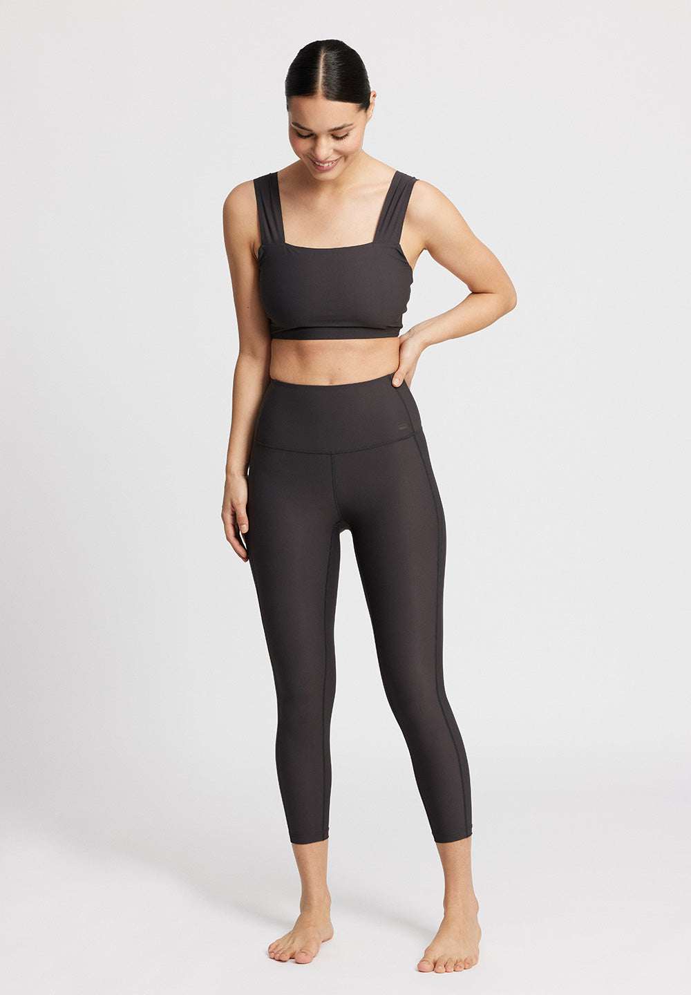 Legging Taille Haute Beas 7/8 - Almost Black