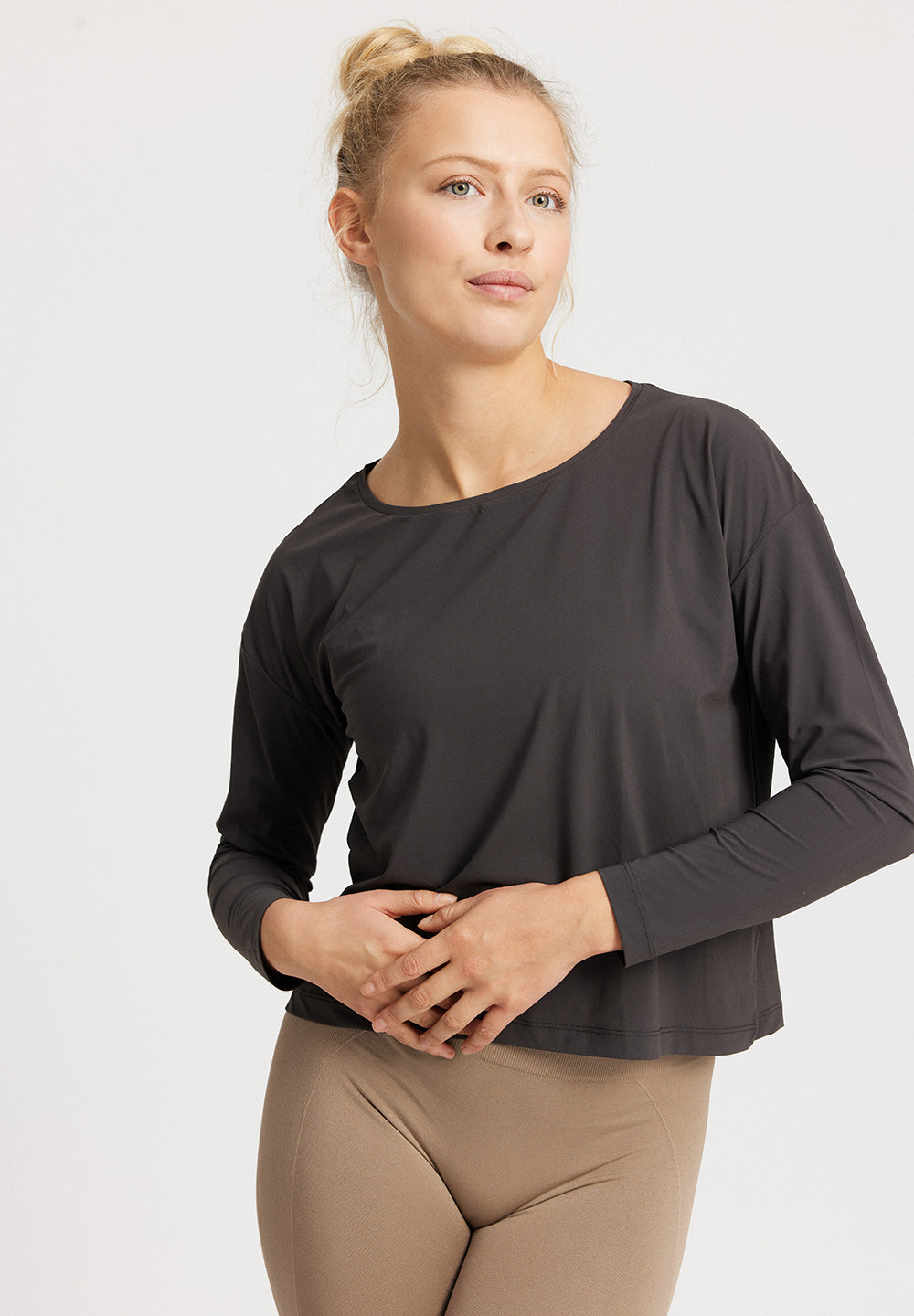 T-Shirt Ample Vigga  - Almost Black