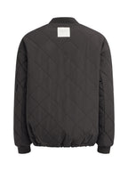 Blouson Aviateur Matelassé Latté - Almost Black