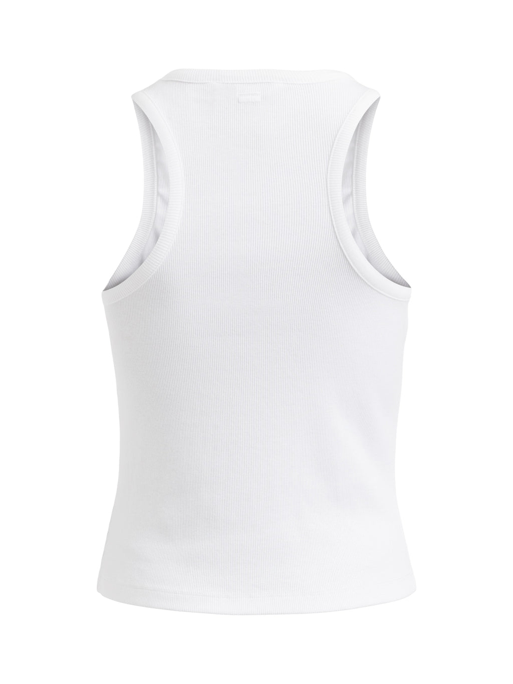 Top Côtelé Key - White