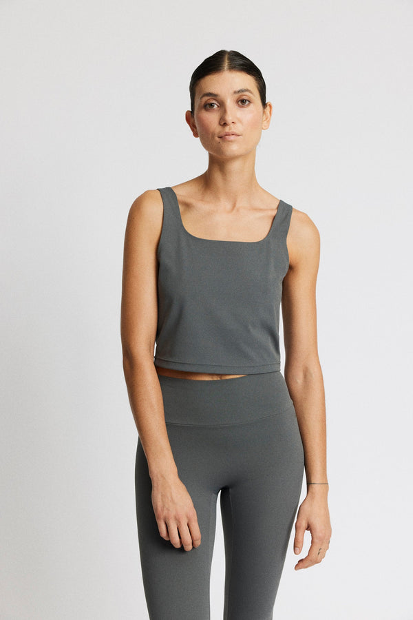 Haut Ajusté Alice - Charcoal Grey