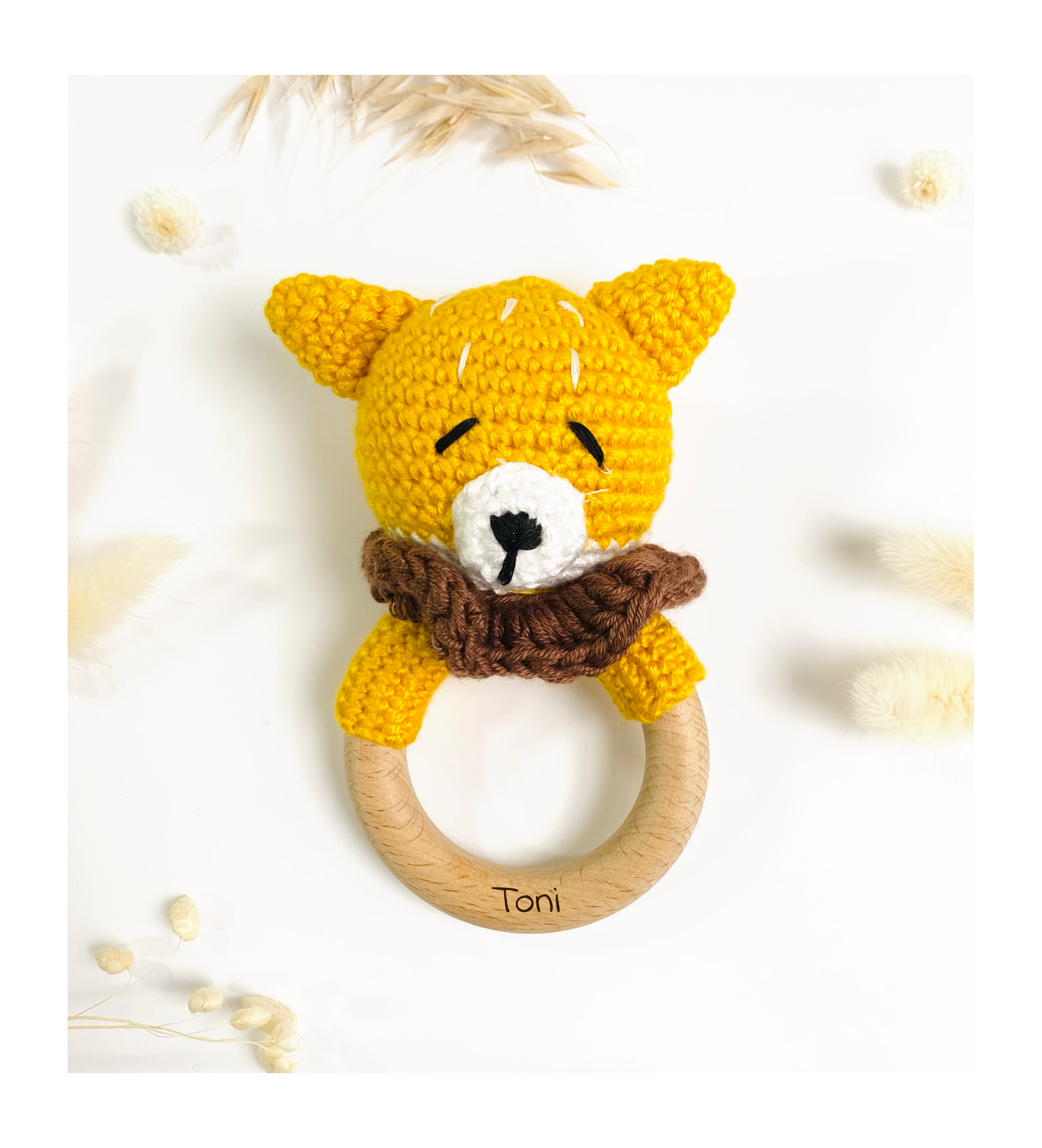 Maé Le Hochet En Crochet Personnalisé