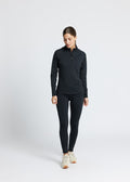 T-Shirt Demi-Zip Verbier - Black