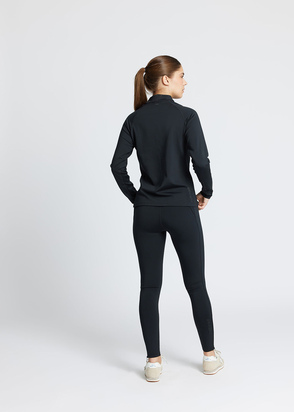 T-Shirt Demi-Zip Verbier - Black