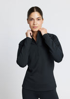 T-Shirt Demi-Zip Verbier - Black