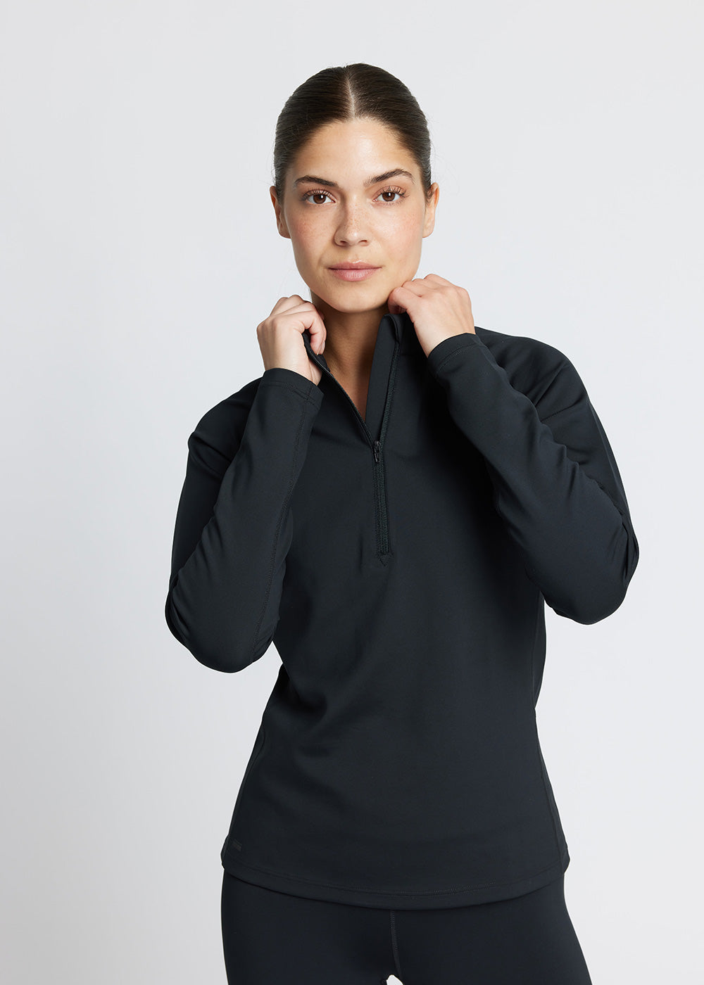 T-Shirt Demi-Zip Verbier - Black