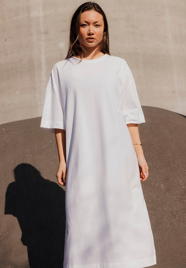 Robe T-Shirt Légère - White