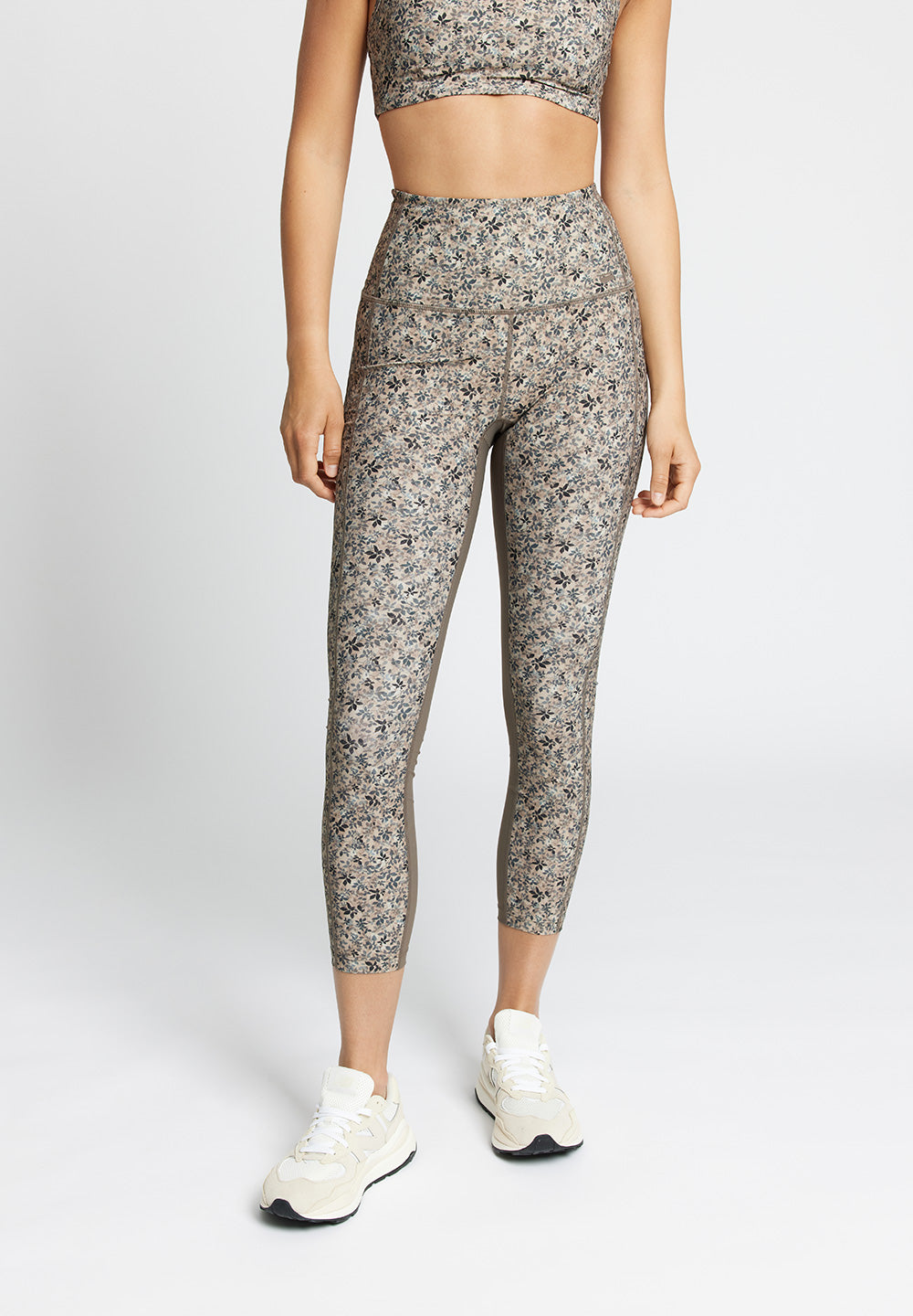 Legging Beths Taille Haute Entrejambe 7/8 - Shadow Foliage