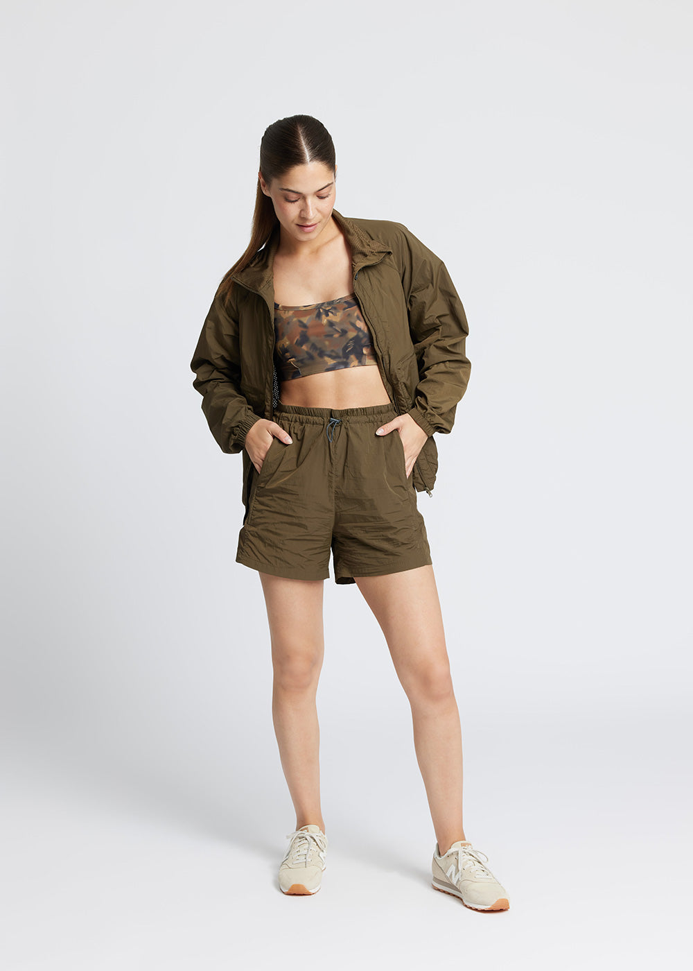 Short De Survêtement Petri - Deep Olive