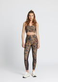 Legging Beth Taille Haute À L'Entrejambe - Leaf