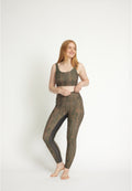 Legging Beth Taille Haute À L'Entrejambe - Patinated Iron
