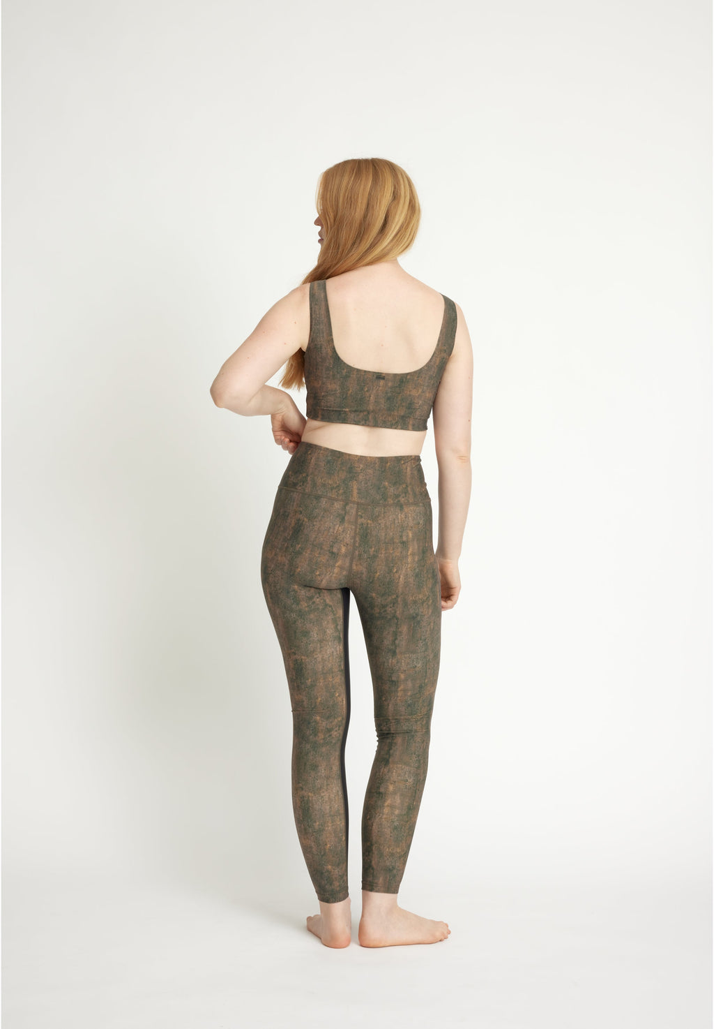 Legging Beth Taille Haute À L'Entrejambe - Patinated Iron