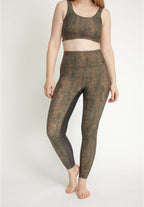 Legging Beth Taille Haute À L'Entrejambe - Patinated Iron