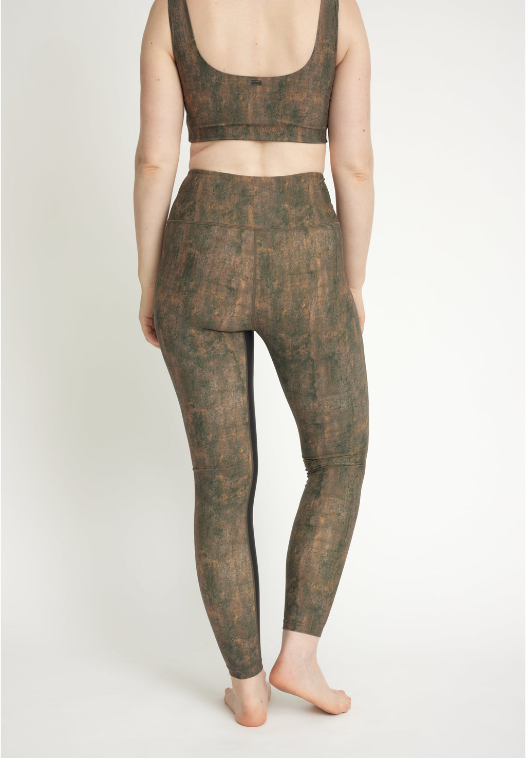 Legging Beth Taille Haute À L'Entrejambe - Patinated Iron