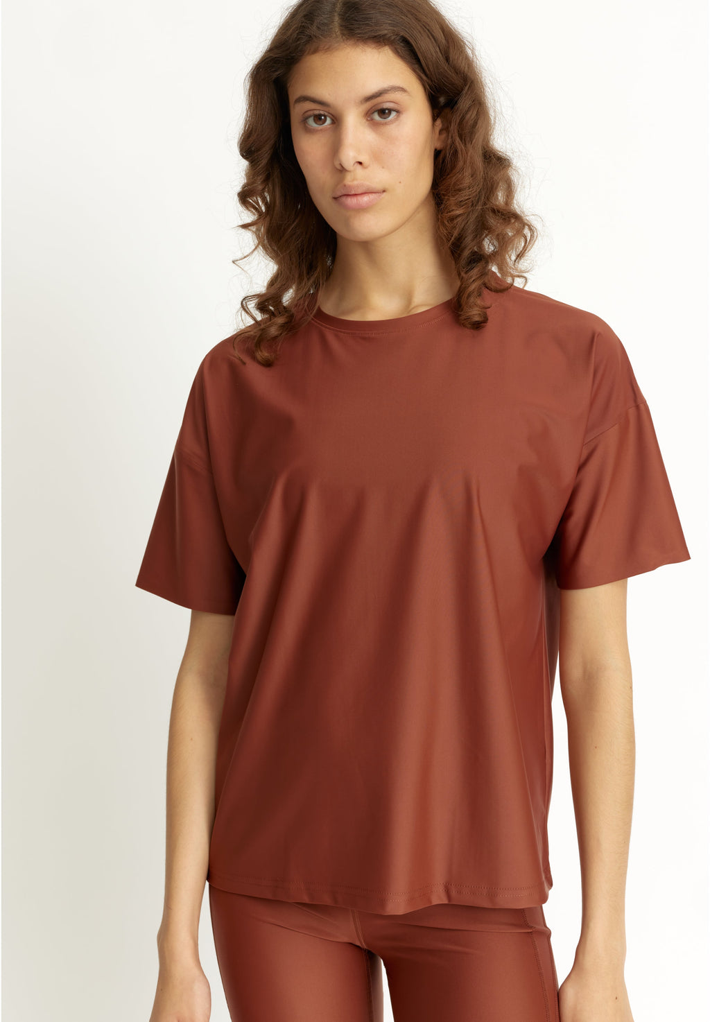 T-Shirt Velar Loose - Brown Out