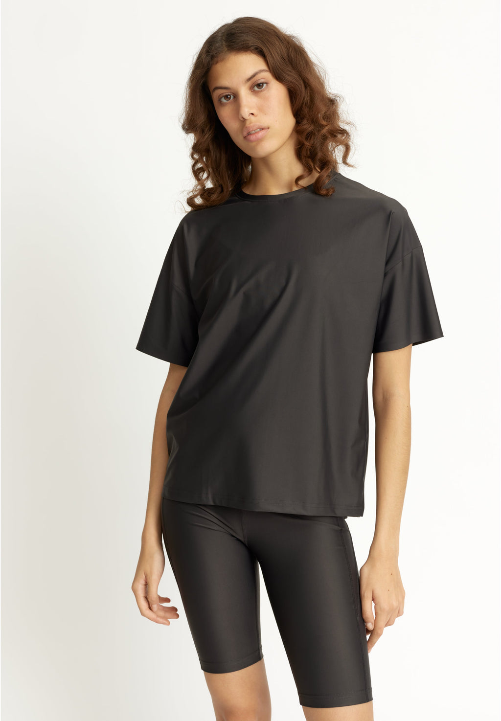 T-Shirt Velar Loose - Almost Black
