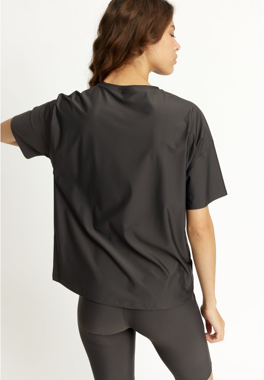 T-Shirt Velar Loose - Almost Black