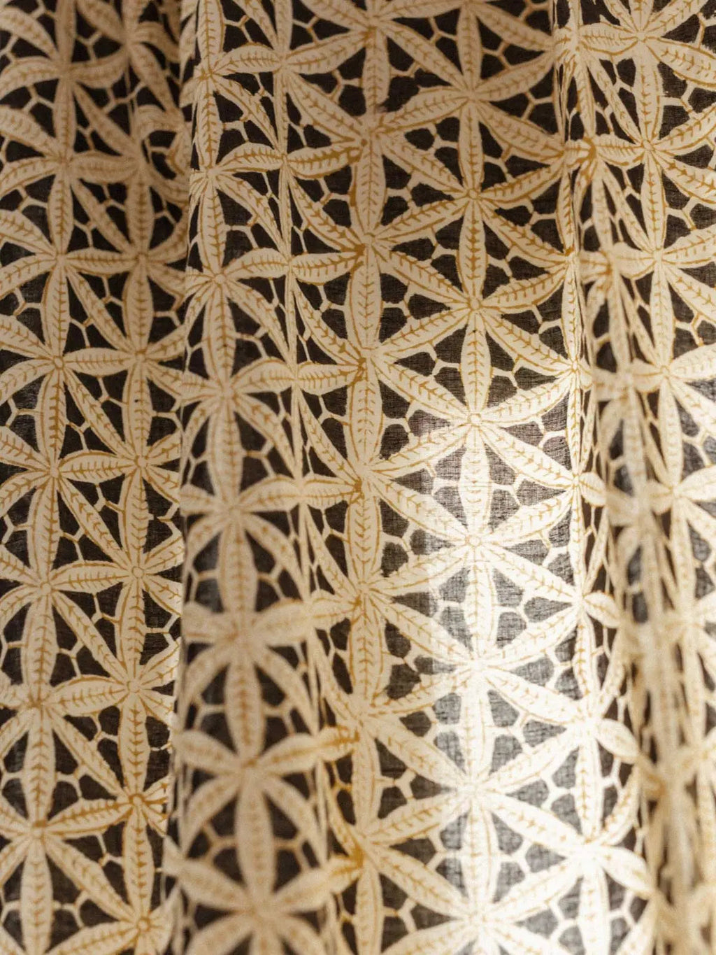Rideau - Black Star - 110x270cm - kirane