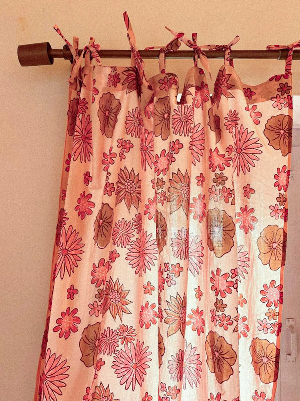 Rideau - Flowers seventies - 110x270cm KIRANE