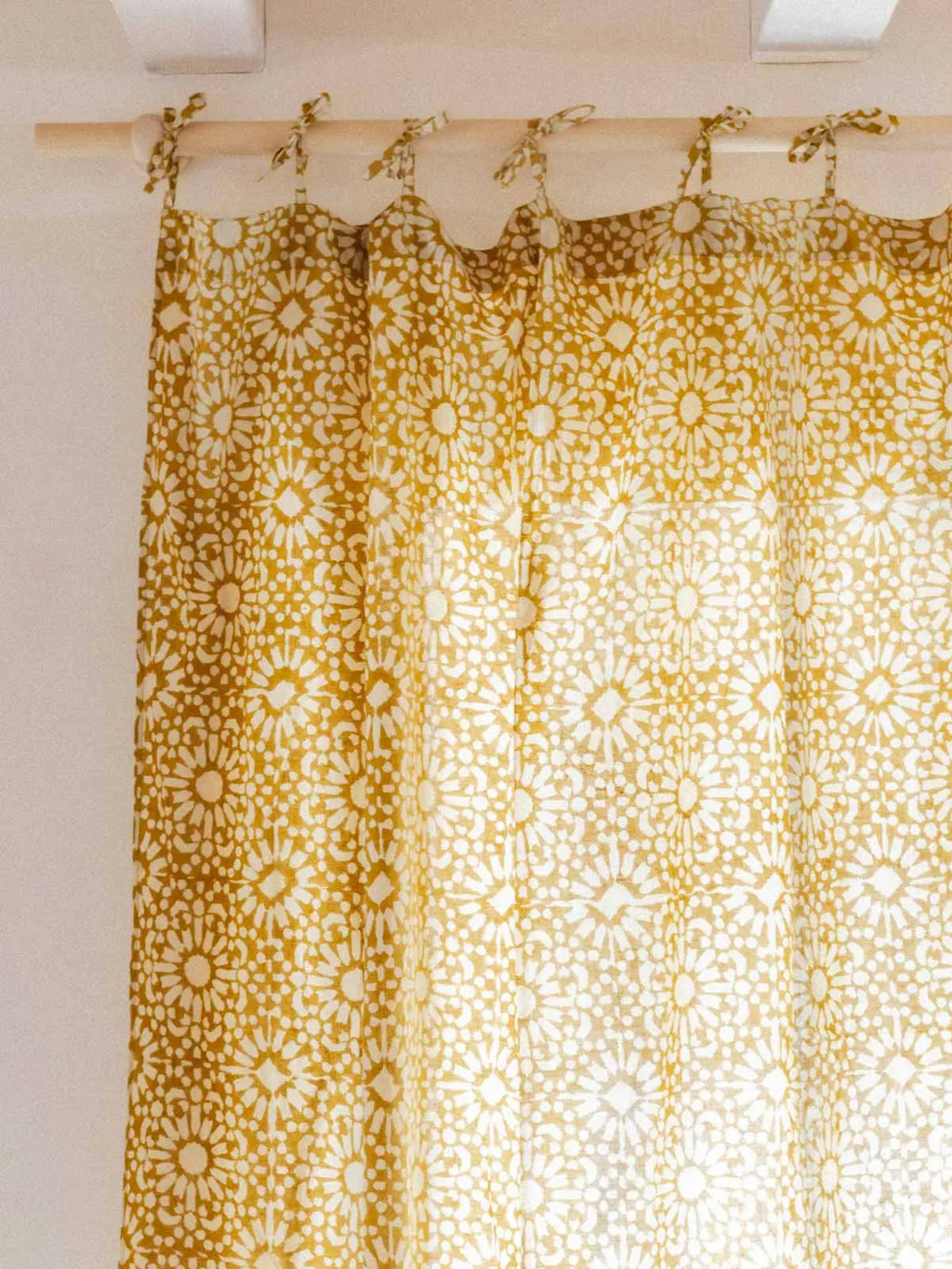 Rideau - Yellow sun - 110x270cm - kirane