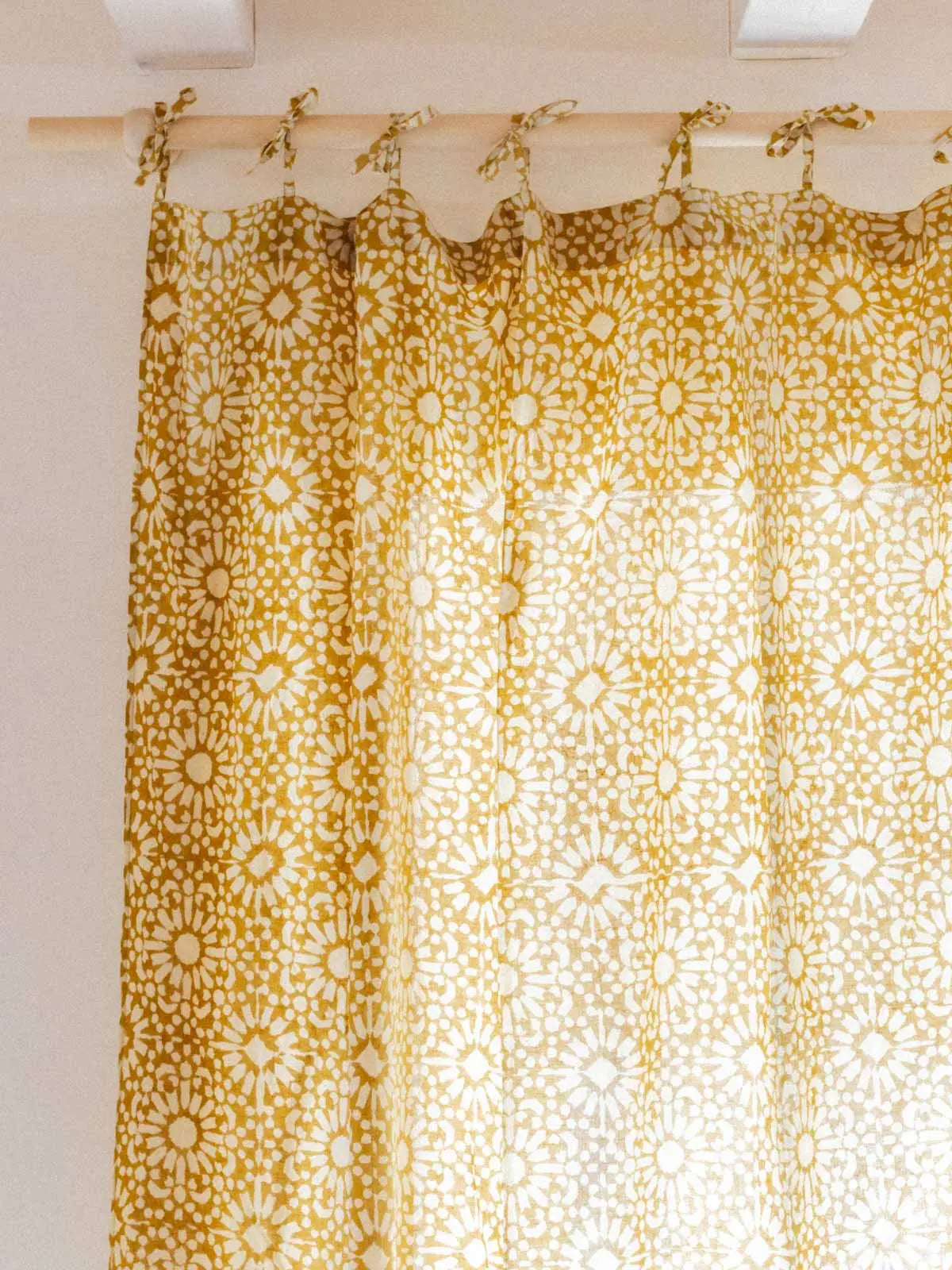 Rideau - Yellow sun - 110x270cm - kirane