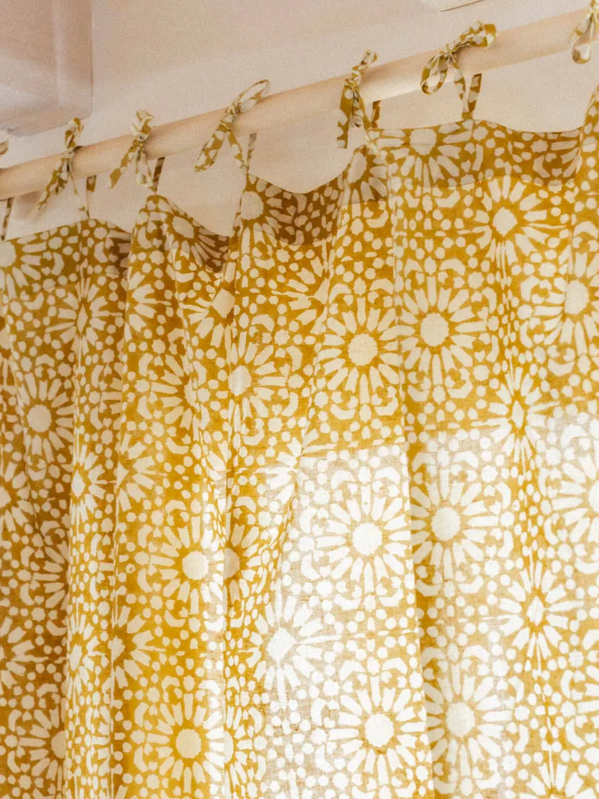 Rideau - Yellow sun - 110x270cm - kirane