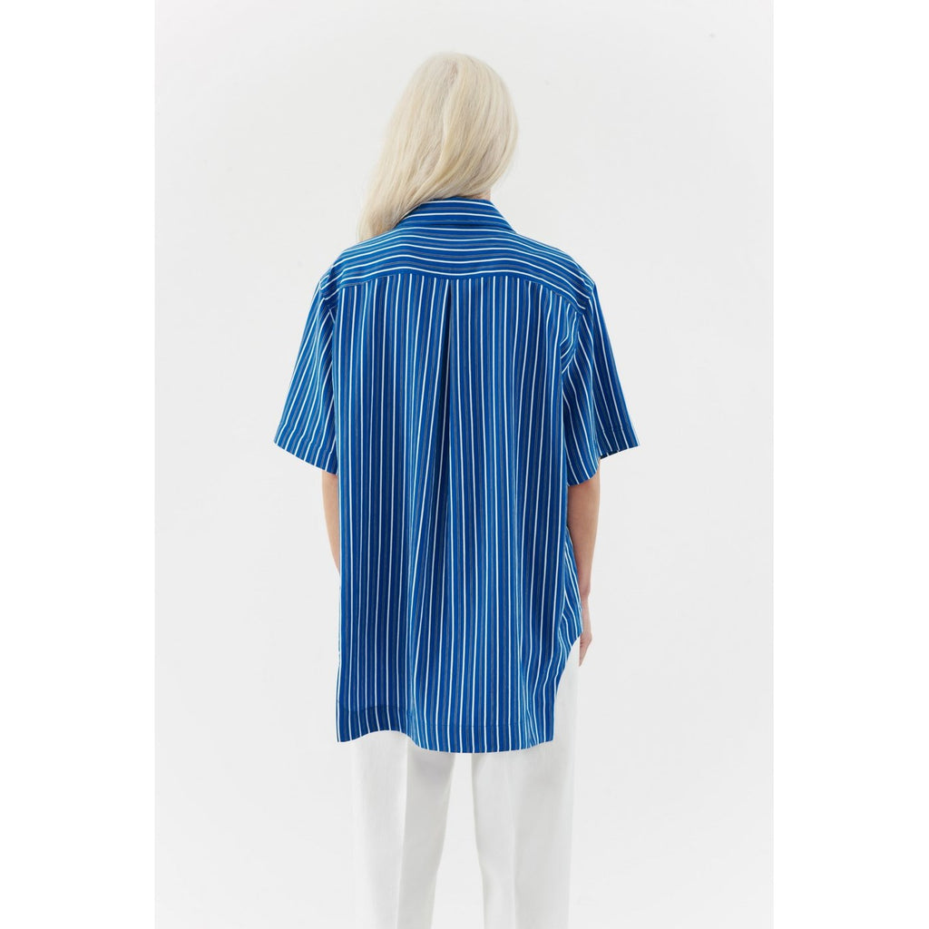 Margaux Lonnberg - Chemise Ridge - Blue Stripes