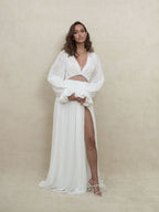 Robe Cérémonie Flore - Blanc