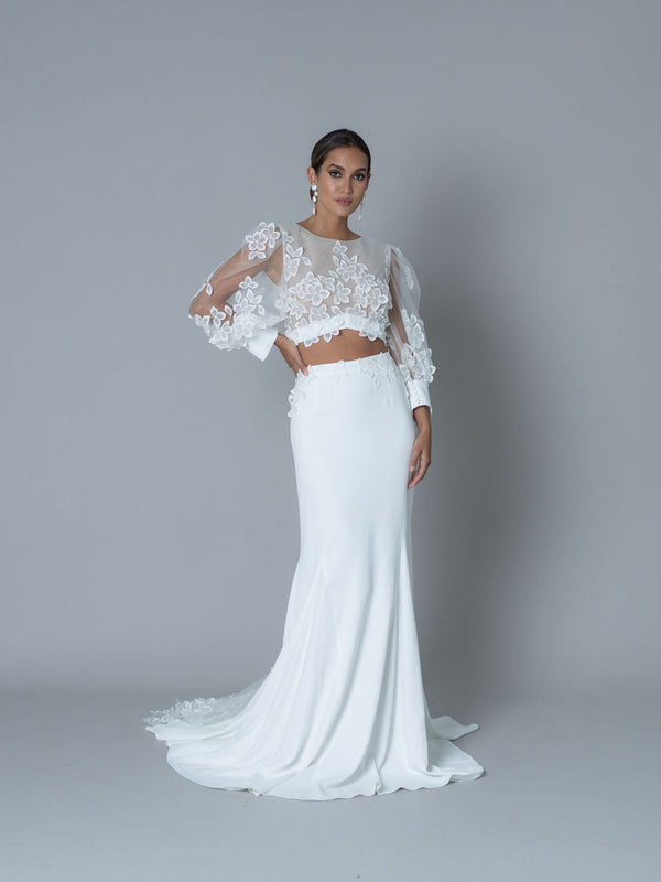 Robe Cérémonie Amber Beverly - Blanc