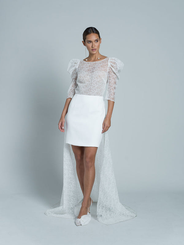 Robe Negin - Blanc