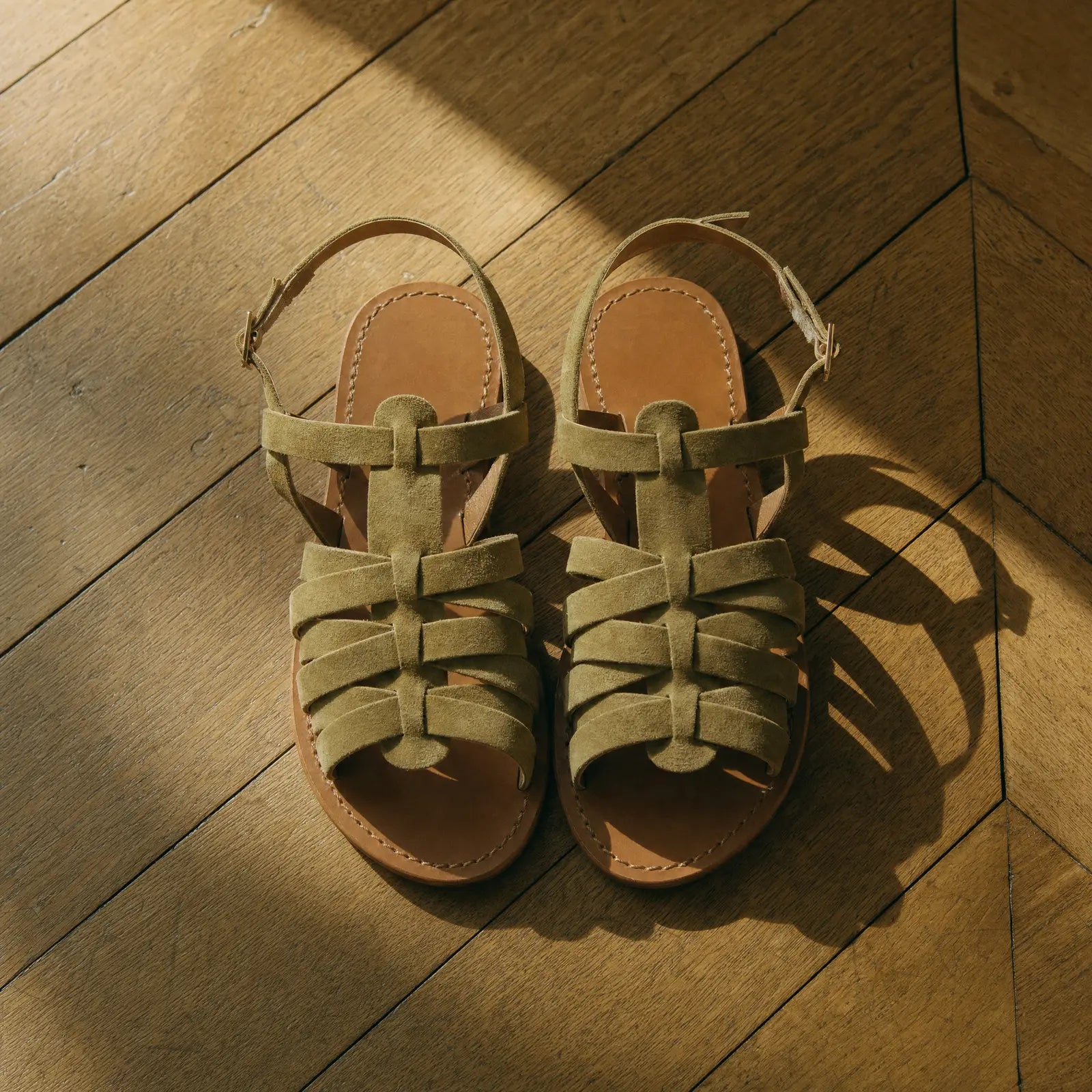 Sandales Caroline - Olive