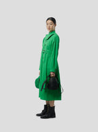 Robe Kurtis In Soft Technical Fabric In Kelly Green